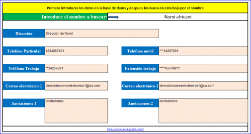 Registro datos