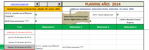 Calendario-agenda