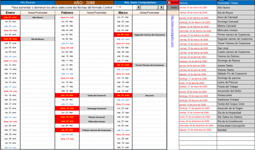 Calendario Serie